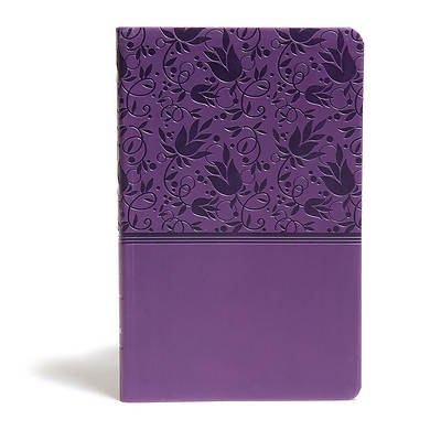 Picture of KJV Ultrathin Reference Bible, Purple Leathertouch