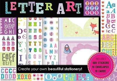 Picture of Letter Art Sticker and Note Box