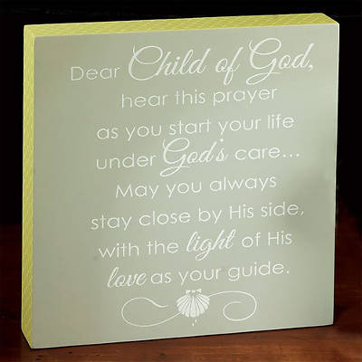 Picture of Child of God Baptism Plaque