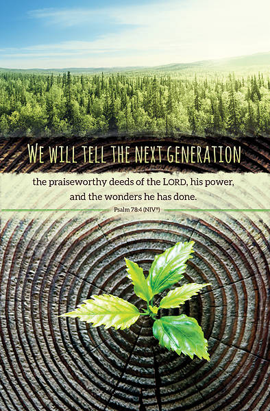 Picture of We Will Tell The Next Generation Bulletin (Package of 100)