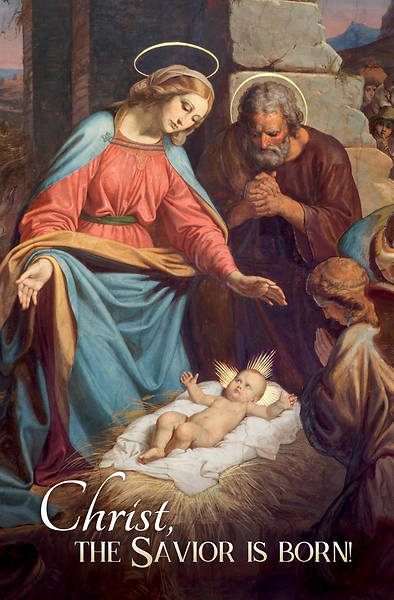 Picture of Christ the Savior is Born Christmas Regular Size Bulletin