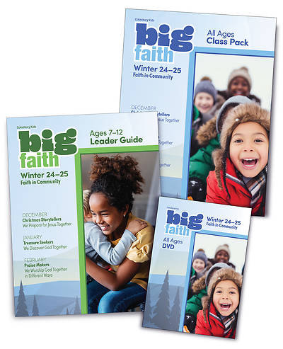 Picture of Cokesbury Kids Big Faith Winter 2024-2025 Leader Kit Ages 7-12