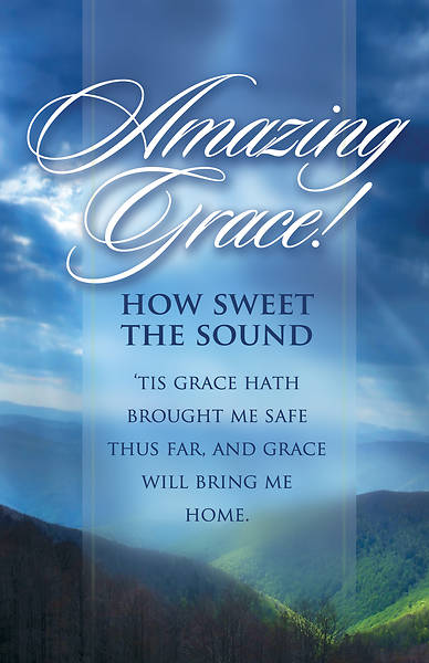 Picture of Amazing Grace Bulletin Regular Package of 100