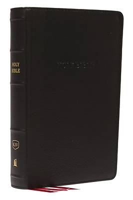 Picture of KJV, Reference Bible, Personal Size Giant Print, Genuine Leather, Black, Red Letter Edition