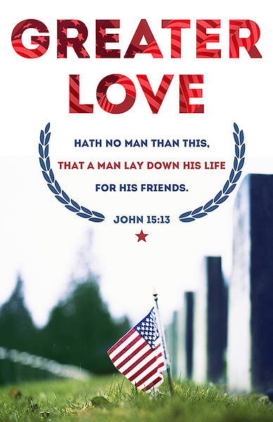Picture of Greater Love Memorial Day Bulletin
