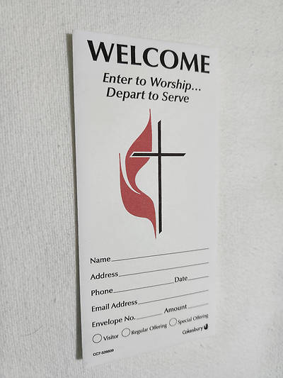 Picture of Welcome UMC Offering Envelope - Bulk Pack, Currency Size