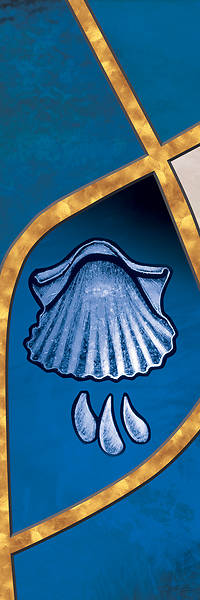 Picture of Christian Symbol Banner - Shell