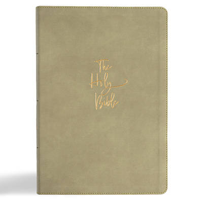 Picture of KJV Super Giant Print Reference Bible, Sage Suedesoft Leathertouch