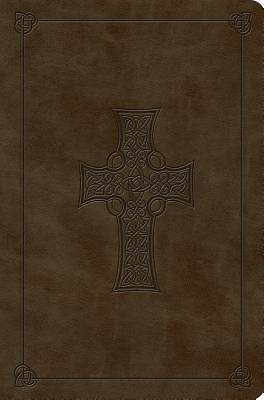 Picture of ESV Compact Outreach Bible, Premium Edition (Trutone, Olive, Celtic Cross Design)