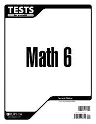 Picture of Math 6 Tests 2nd Edition
