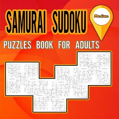 Picture of Samurai Sudoku Puzzles Book for Adults Medium