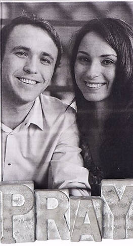 Picture of Pray Cement Photo Frame