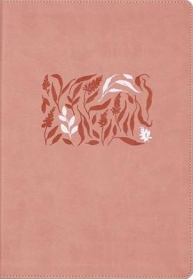 NIV Study Bible, Fully Revised Edition (Study Deeply. Believe Wholeheartedly.), Large Print, Leathersoft, Pink, Red Letter, Comfort Print