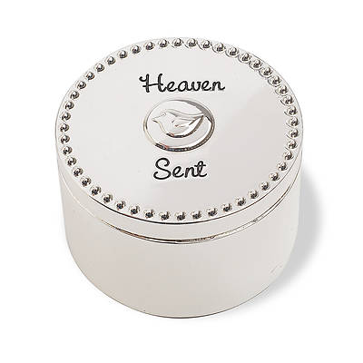 Picture of Heaven Sent - Silverplate Keepsake Box