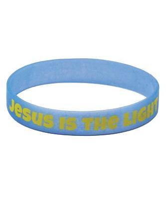 Picture of Vacation Bible School (VBS) 2017 Camp Out Jesus is the Light Wristbands Pack of 10
