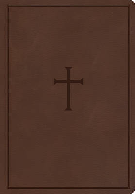 Picture of CSB Super Giant Print Reference Bible, Brown Leathertouch