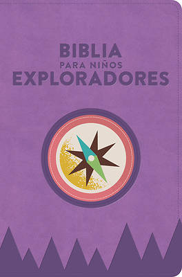 Picture of Rvr 1960 Biblia Para Niños Exploradores, Lavanda Compás Símil Piel