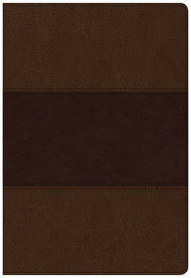 Picture of CSB Super Giant Print Reference Bible, Saddle Brown Leathertouch