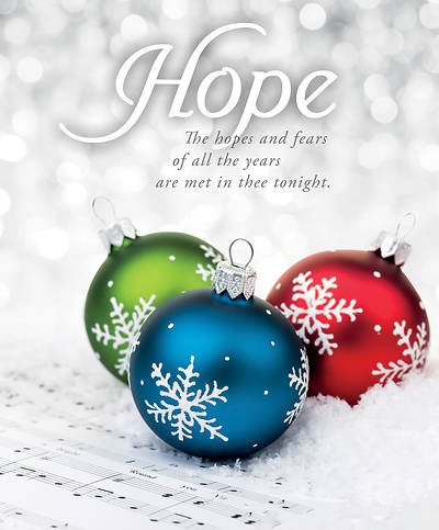 Picture of Advent Hope Week 1 Ornament Bulletin Legal