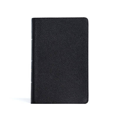 Picture of CSB Large Print Personal Size Reference Bible, Black Genuine Leather