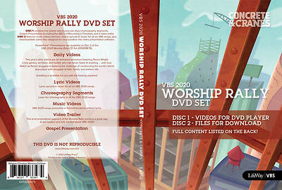 Picture of Vacation Bible School (VBS) 2020 Concrete and Cranes Worship Rally DVD Set