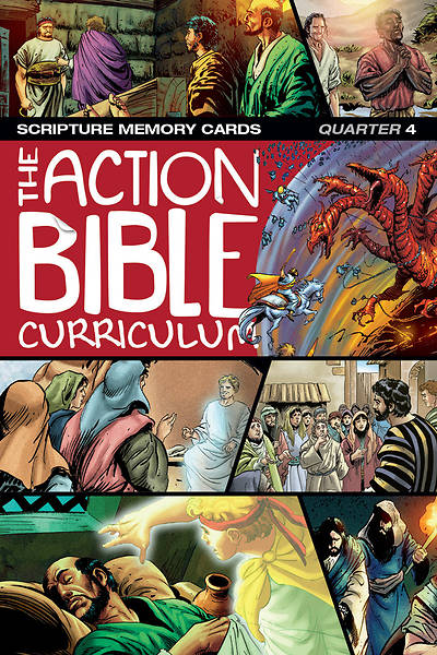 Picture of The Action Bible Scripture Memory Cards NIV Summer