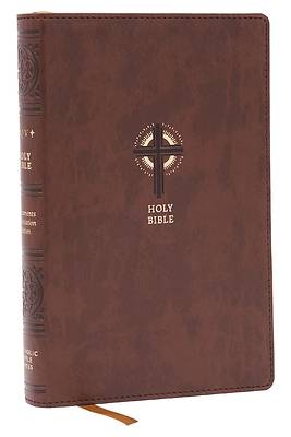 Picture of Nrsvce Sacraments of Initiation Catholic Bible, Brown Leathersoft, Comfort Print