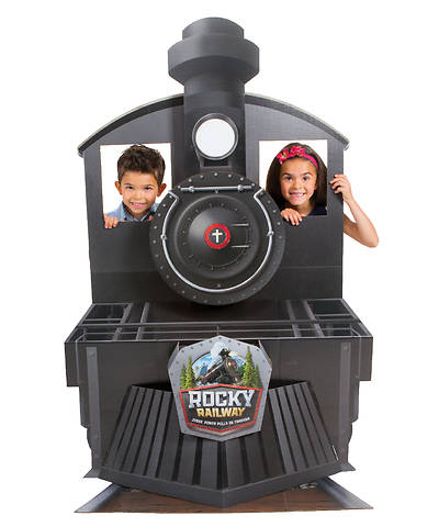 Picture of Vacation Bible School VBS 2021 Rocky Railway Theme Display