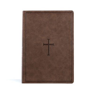 Picture of CSB Super Giant Print Reference Bible, Brown Leathertouch, Indexed