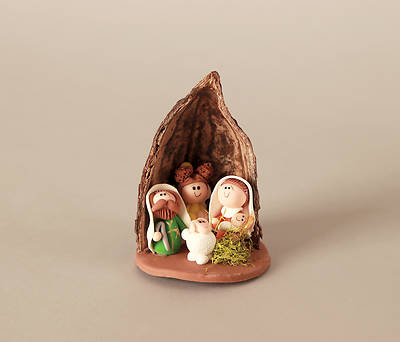 Picture of Cacoa Shell Nativity - Ecuador