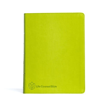 Picture of CSB Life Counsel Bible, Grass Green Leathertouch, Indexed