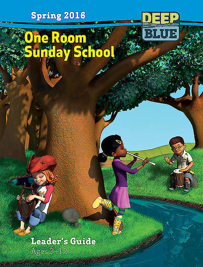 Picture of Deep Blue One Room Sunday School Leader's Guide Download Spring 2016