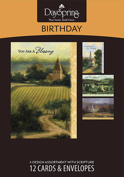 Picture of Faithful Blessings - Birthday Boxed Cards - Box of 12