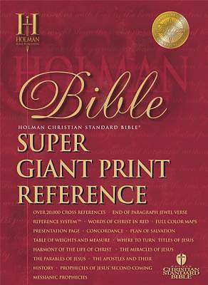 Picture of Super Giant Print Reference Bible - HCSB