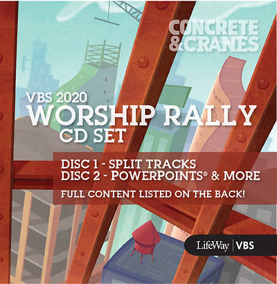 Picture of Vacation Bible School (VBS) 2020 Concrete and Cranes Worship Rally CD Set