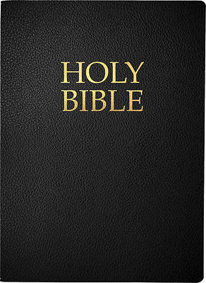 Picture of Kjver Holy Bible, Large Print, Black Bonded Leather, Thumb Index