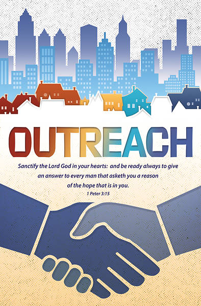 Picture of Outreach Evangelism Regular Size Bulletin