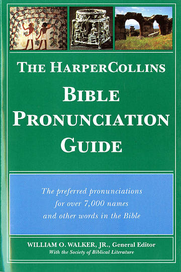Picture of HarperCollins Bible Pronunciation Guide