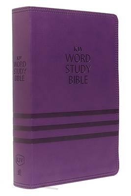Picture of KJV, Word Study Bible, Imitation Leather, Purple, Red Letter Edition