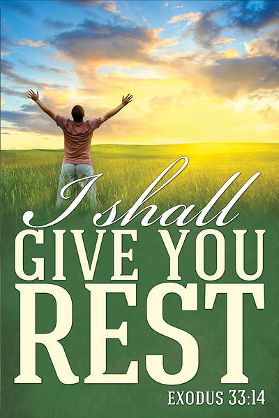 Picture of I Shall Give You Rest Banner