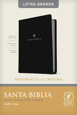 Picture of Santa Biblia Ntv, Edición de Referencia Ultrafina, Letra Grande (Sentipiel, Negro, Índice)