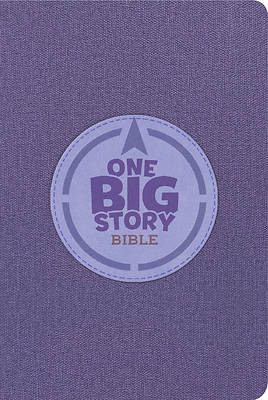 CSB One Big Story Bible, Revised & Updated, Easy-To-Read Optimal Type, Purple Leathertouch, Indexed