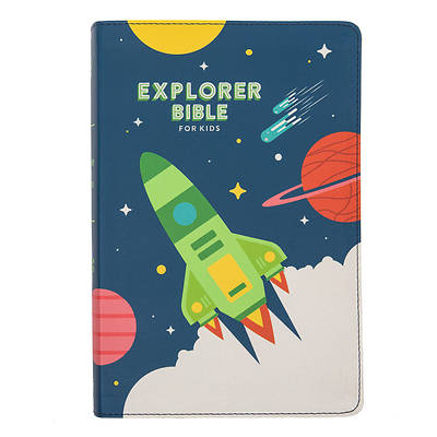 Picture of CSB Explorer Bible for Kids, Blast Off Leathertouch