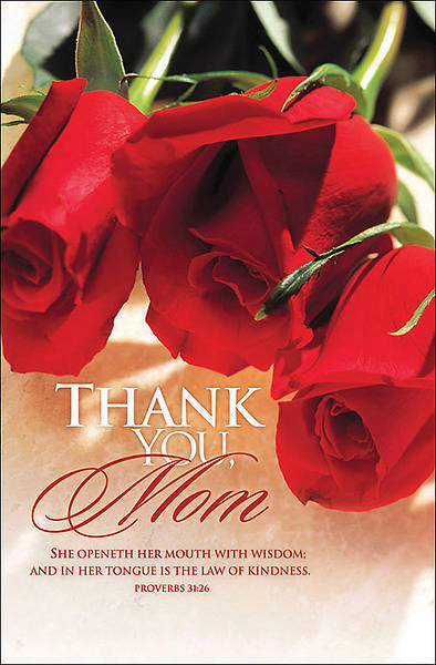 Picture of Thank You, Mom Mother's Day Bulletin - Proverbs 31:26
