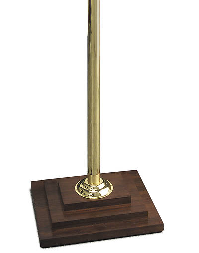 Picture of Artistic RW 104W Solid Walnut Base and Brass Pole