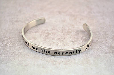 Picture of Genuine Pewter Bracelet - Grant Me The Serenity