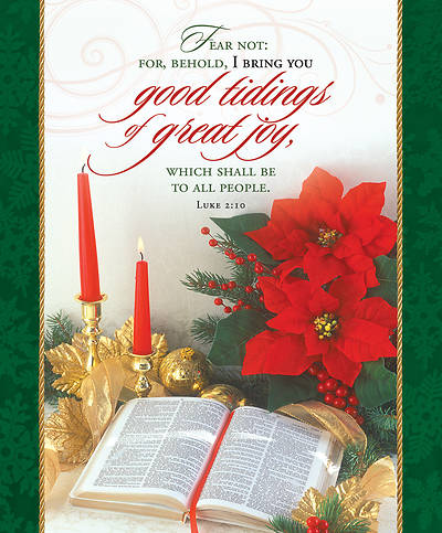 Picture of Good Tidings of Great Joy Christmas Legal Size Bulletin