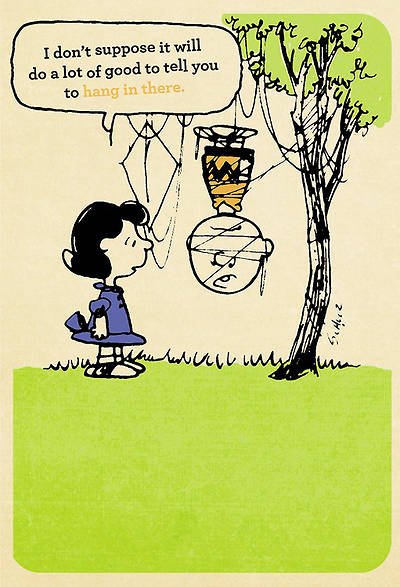 Picture of Peanuts Encouragement - Hang in There - 6 Premium Cards