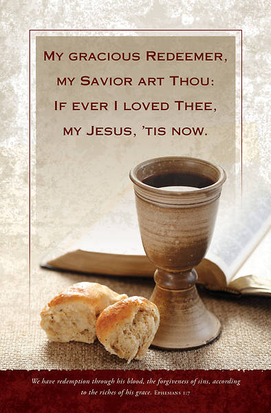 Picture of My Jesus, I Love Thee Communion Bulletin (Package of 100)