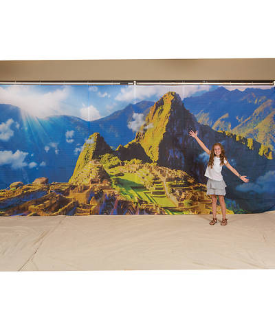 Picture of Vacation Bible School (VBS) 2017 Passport to Peru Cloth Backdrop Panels